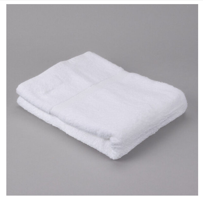 Oxford Regale 27" x 50" 100% Ring Spun Cotton Bath Towel with Dobby Border and Dobby Hemmed 14 lb