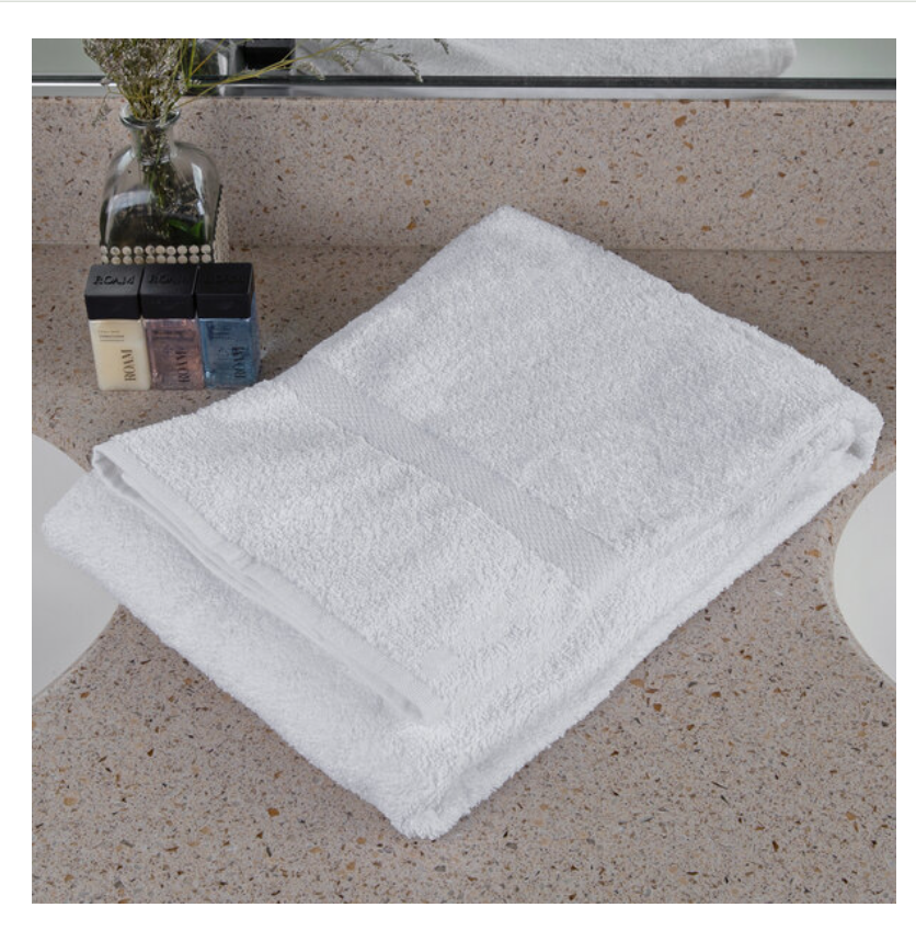 Oxford Regale 27" x 54" 100% Cotton Bath Towel with Dobby Border 15 lb