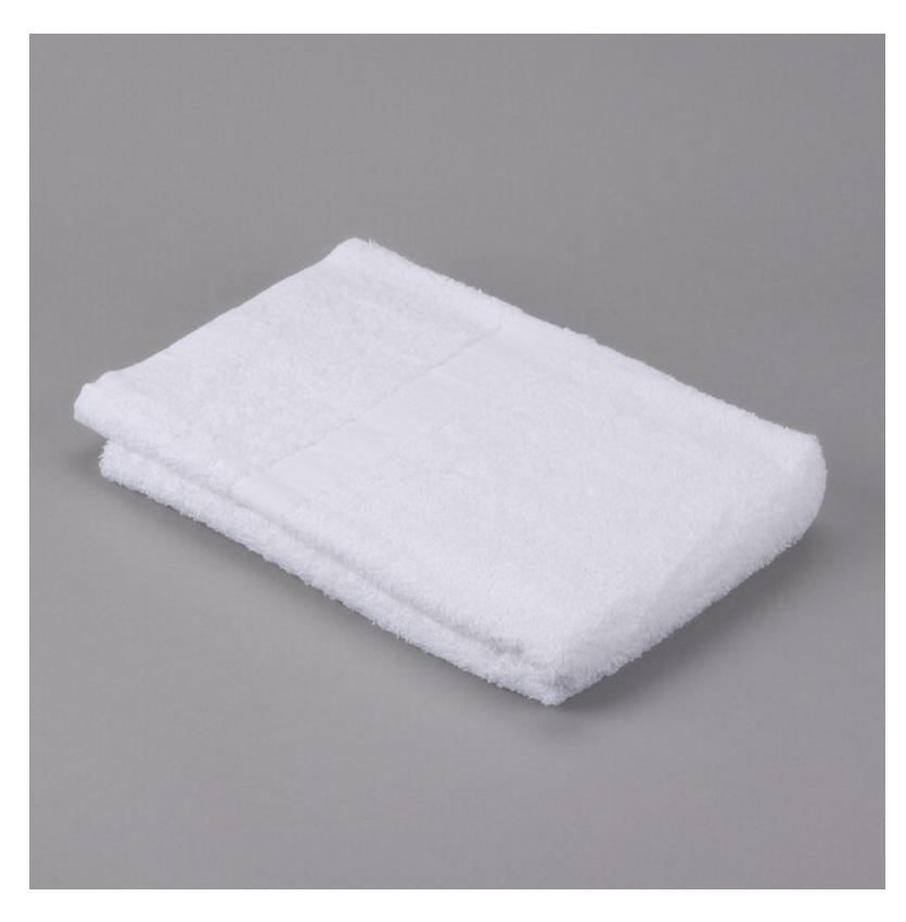 Oxford Gold Cam 24" x 50" Cotton/Poly with 100% Cotton Loops Bath Towel with Cam Border 10 lb