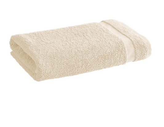 1888 Mills Fibertone 24" x 54" Sandstone Cotton / Polyester Pool / Bath Towel 12.5 lb - 48/Case
